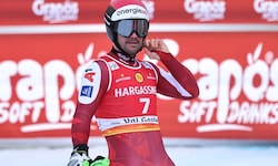 Vincent Kriechmayr ärgerte sich im Ziel.