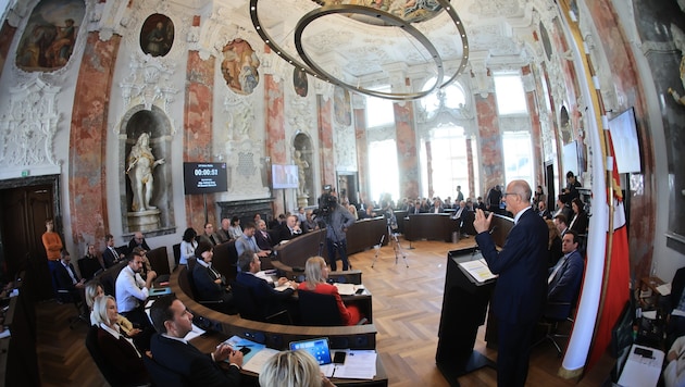 Budgetdebatte im Landtag: Am Ende des zweiten Tages wurde der Voranschlag mit den Stimmen der ...