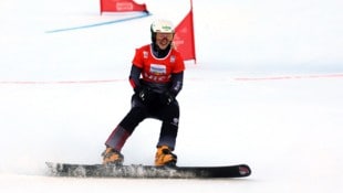 Sabine Payer ieß sich von der weichen Piste in Carezza nicht abwerfen.