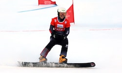 Sabine Payer ieß sich von der weichen Piste in Carezza nicht abwerfen.