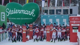 Mehr als 100 Athleten aus aller Welt kämpfen in der Ramsau um wertvolle Weltcuppunkte. 