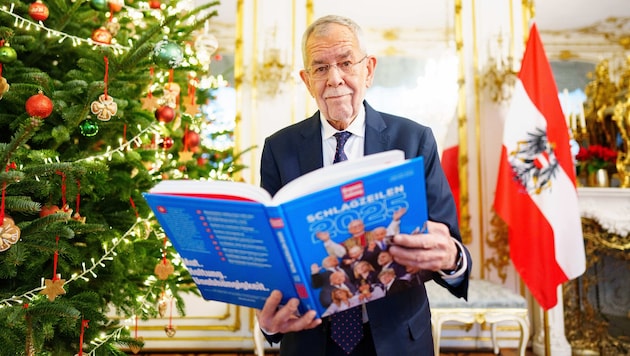 Der Präsident und die „Krone“-Schlagzeilen: Van der Bellen gibt sich nach dem erneuten ...