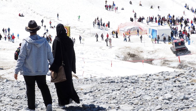 Während arabische Gäste am Kitzsteinhorn-Gletscher waren, schlug der Dieb zu.