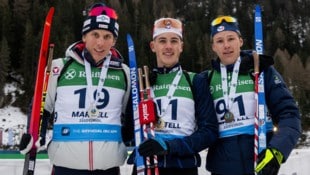 Thomas Marchl (li.) wurde im Einzel von Martell Zweiter.