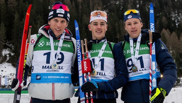 Thomas Marchl (li.) wurde im Einzel von Martell Zweiter.