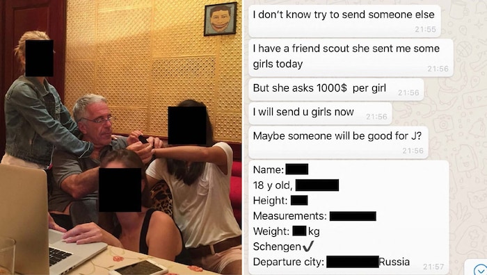 Neue Fotos aus den Epstein-Akten enthüllen, wie im Umfeld des einstigen Finanzunternehmers junge ...