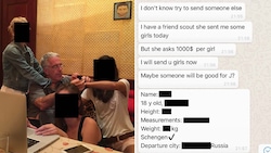 Neue Fotos aus den Epstein-Akten enthüllen, wie im Umfeld des einstigen Finanzunternehmers junge ...