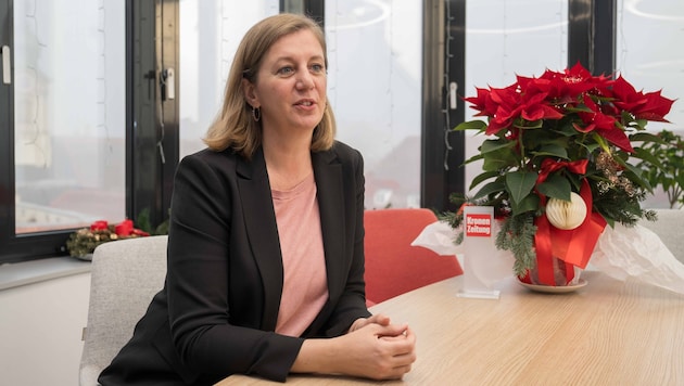 Die Finanzstaatssekretärin Barbara Eibinger-Miedl (ÖVP)