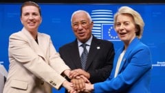 EU-Ratschef António Costa legte den 27 Staats- und Regierungschefs einen Entwurf für ‌die ...