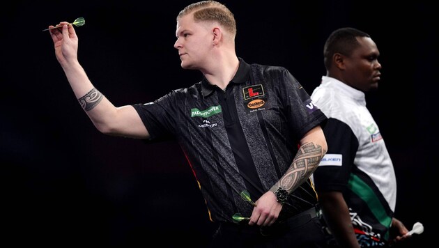 Mike De Decker (li.) musste sich sensationell David Munyua geschlagen geben.