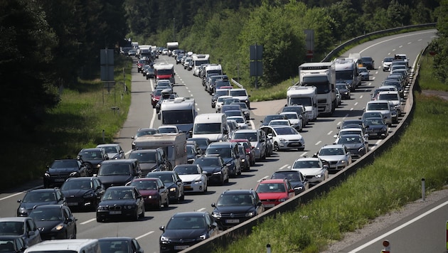Kein Weiterkommen beim Knoten Salzburg zu Pfingsten