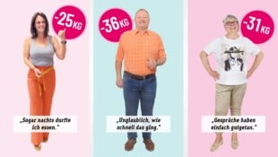 Minus 92 Kilo: Drei Menschen, ein gemeinsamer Weg zum Wohlfühlgewicht – und 2026 startet für sie ...