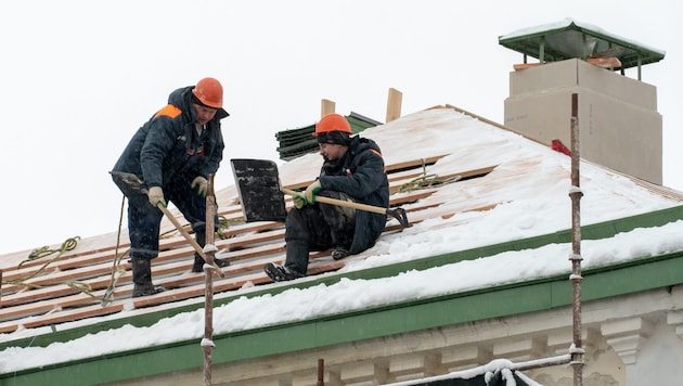 Die „Krone“ berichtete über eine Dachdecker-Firma, die die Lohnnebenkosten auf dem Lohnzettel ...