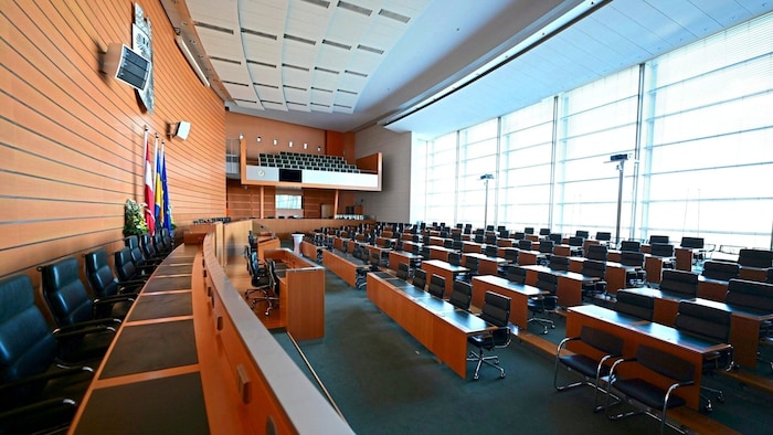 Ein letzter Blick auf den alten Saal, der 28 Jahre genutzt wurde.