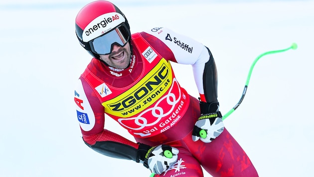 Vincent Kriechmayr ärgerte sich im Ziel.
