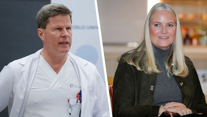 Der Leiter der Lungenklinik am Rikshospitalet, Chefarzt Are Martin Holm, der Mette-Marit ...