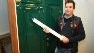 Schlosser Georg Senft Jr. kennt die Sicherheitstipps gegen Einbrecher.