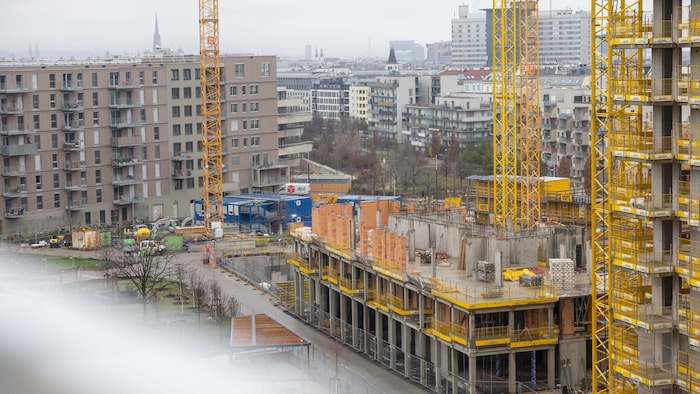 Das neue Stadtquartier steht vor der Fertigstellung.