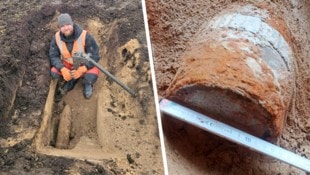 Da staunten sogar die Experten – über die Größe und Zahl der gefährlichen Funde in der Erde.