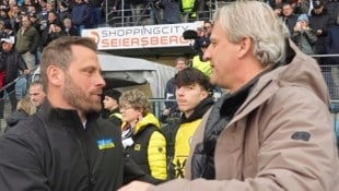 Kennen sich schon lange: Jürgen Säumel und Markus Schopp.