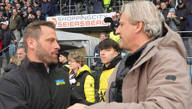 Kennen sich schon lange: Jürgen Säumel und Markus Schopp.