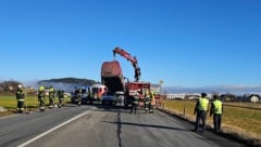 Schwerer Verkehrsunfall auf der B100 im Villach Stadtteil Vassach!
