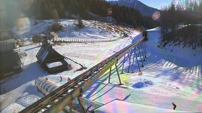 Ein Webcam-Bild von der Wurzeralm vom Freitag, 19. Dezember – die Talabfahrt ist noch nicht ...
