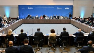 Vertreterinnen und Vertreter der Mercosur-Staaten haben sich am Freitag zu Gesprächen in ...
