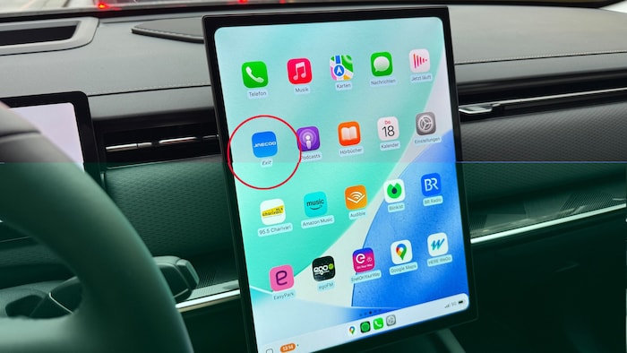 Den Ausgang aus Apple CarPlay muss man erst einmal finden ...