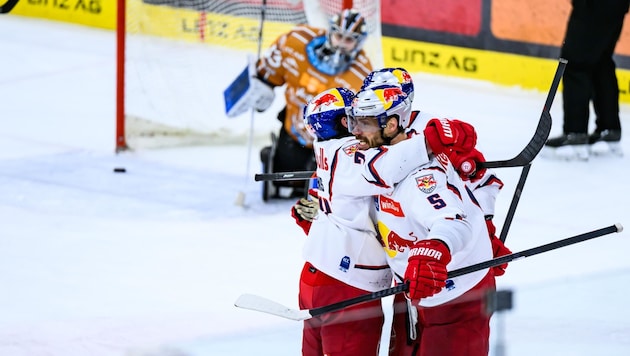 Thomas Raffl ließ sich drücken. Der Kapitän schoss Salzburg zum Sieg.