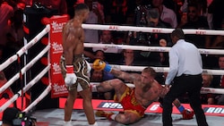 In der sechsten Runde war für Jake Paul Schluss ...