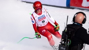 Conny Hütter hat die Abfahrt in Val d‘Isere gewonnen.