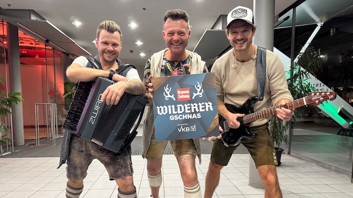 Zwirn, Siegi, Jürgen und Werner (v.l.) sind bereit.