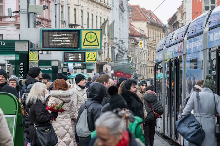 In der Grazer Innenstadt war am Samstag viel los.