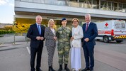 LGA Vorstand Gerhard Dafert, Bundesministerin für Landesverteidigung Klaudia Tanner, Dr. ...