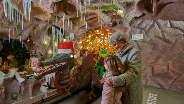 Die Grottenbahn in Linz: zu Weihnachten besonders magisch