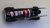 163 Kilo wiegt der Monobob von Kathrin Beierl.