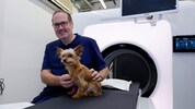 Klinikchef Wolfgang Biebl vor dem neuen CBCT-Gerät