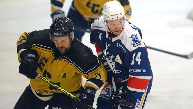 Jakop Koppitsch (re.) und Köttern bogen Arnoldstein mit Andreas Tributsch klar.