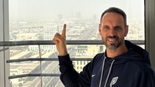 Auers Blick von seiner 250-Quadratmeter-Wohnung im 30. Stock.