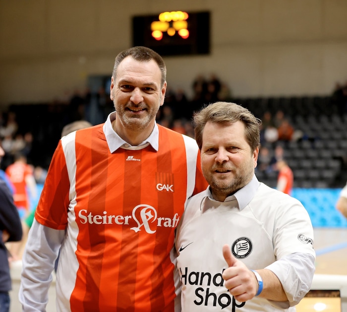 Andreas Cretnik (li.) und Oliver Wieser veranstalten das Benefiz-Turnier schon zum sechsten Mal.