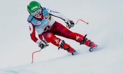 Elina Stary gewann nach der alpinen Kombination in Steinach am Brenner am Samstag den ...