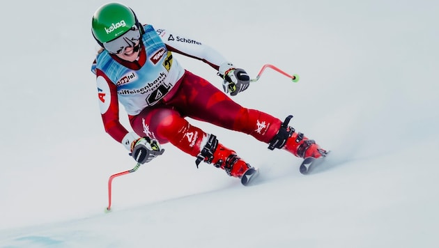 Elina Stary gewann nach der alpinen Kombination in Steinach am Brenner am Samstag den ...