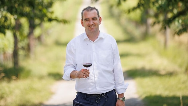 Herbert Oschep, Geschäftsführer der Weinwirtschaft Burgenland GmbH, ist vom steilen Aufstieg ...