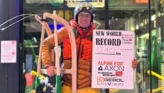 Dem Niederösterreicher Rolf Majcen gelang ein Rodel-Weltrekord