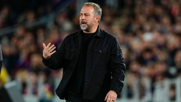 Hansi Flick ist verärgert.