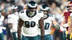 Die Philadelphia Eagles konnten sich gegen Washington druchsetzen.
