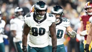 Die Philadelphia Eagles konnten sich gegen Washington druchsetzen.