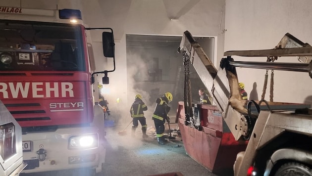 In einem Werkzeugraum war das Feuer ausgebrochen.