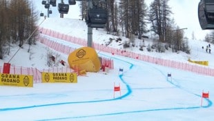 Das Werbetransparent sorgte für Gefahr.